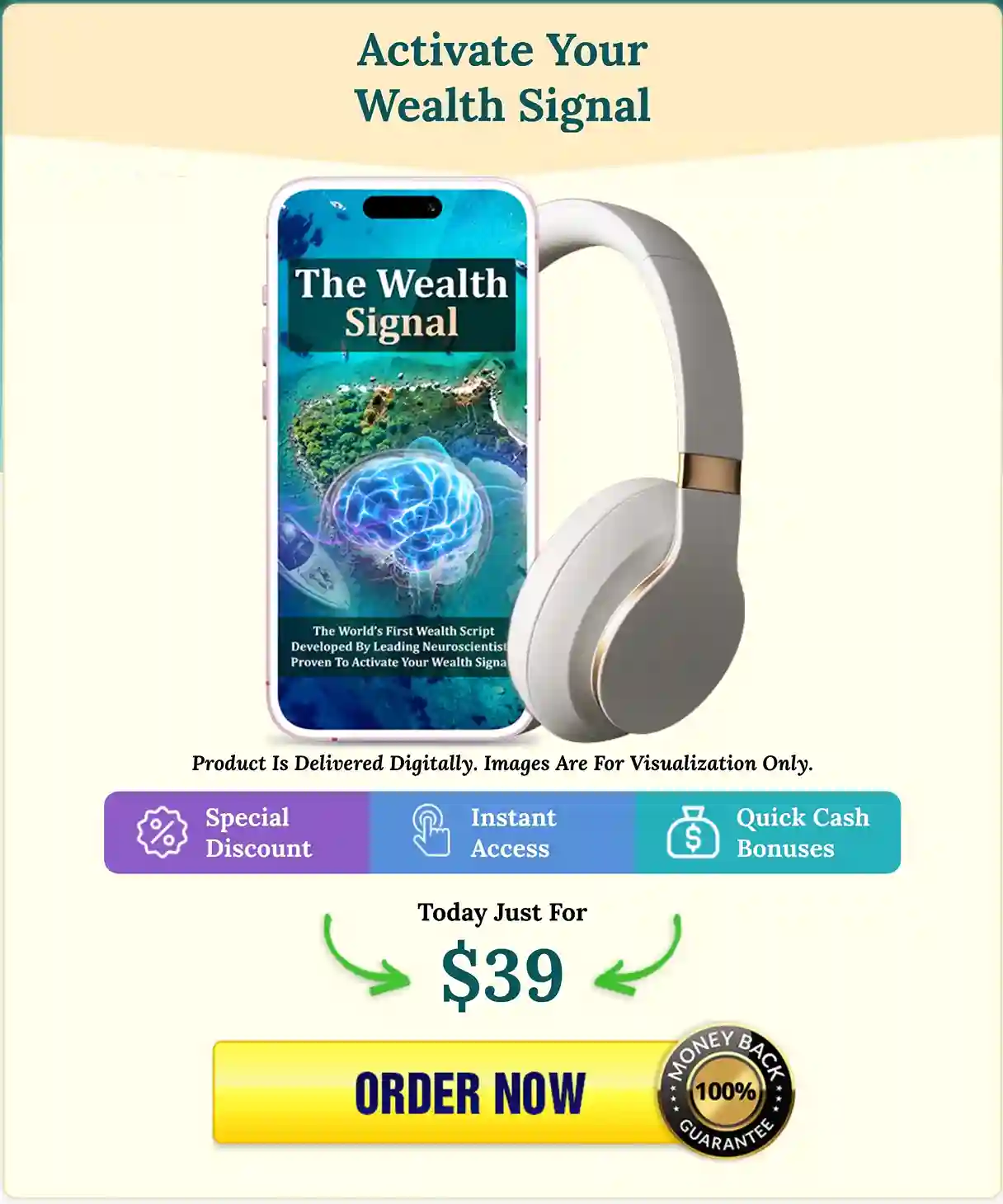 The Wealth Signal $39 One-Time Price Order Page